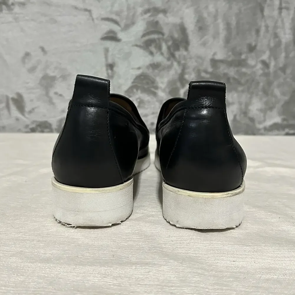 Everlane Leather Street Shoe Womens Size 9.5 Black Slip On Loafer Elevated Basic